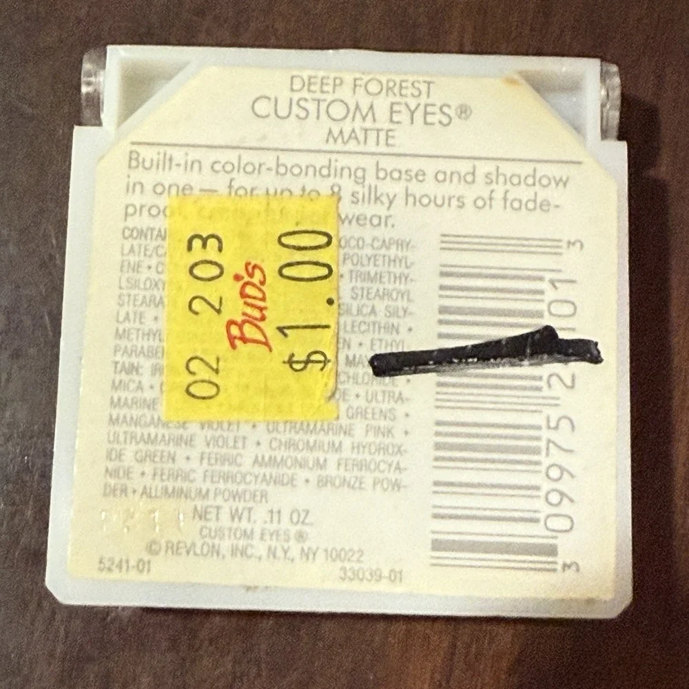 Revlon Custom Eyes Matte Eye Shadow Eyeshadow Deep‎ Forest Vtg New Rare HTF